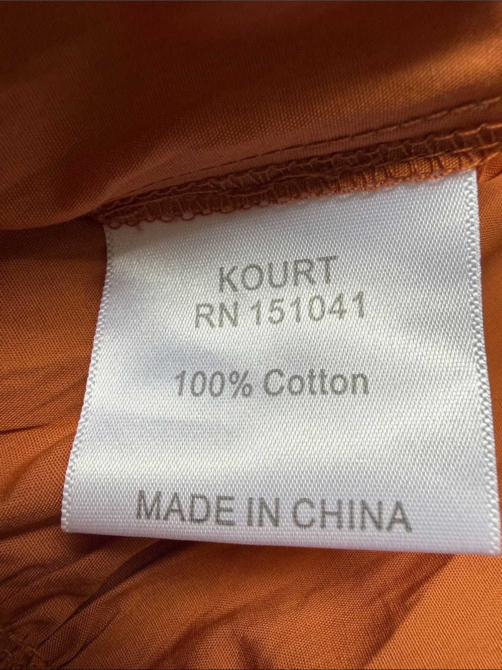 Kourt Ellery Matching Set in Terracotta/ Rust Orange Size XS ResortWear Western - Picture 9 of 16